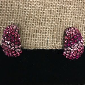 Pink Clip-On Earrings